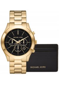 Michael Kors - Zegarek Męski + Etui na karty MICHAEL KORS MK1076SET + BOX #1