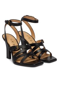 Guess Sandały FLJRAD LEA03 Czarny. Kolor: czarny. Materiał: skóra #6