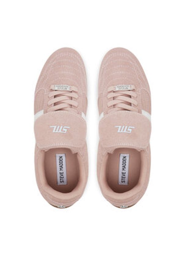 Steve Madden Sneakersy Freekick-E SM19000136 Różowy. Kolor: różowy. Materiał: zamsz, skóra