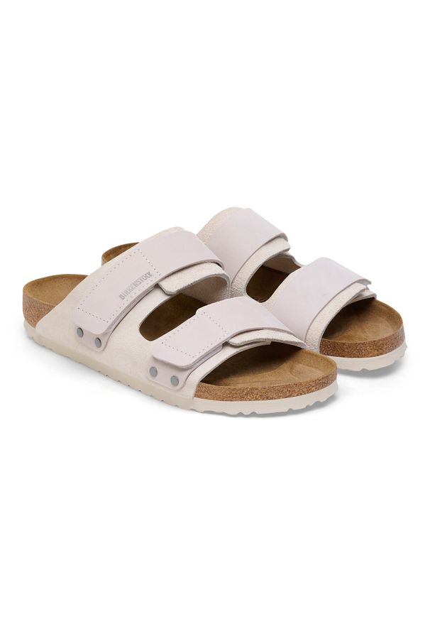 Birkenstock - KLAPKI UNISEX BIRKENSTOCK UJI. Okazja: do pracy, na spacer, na co dzień. Kolor: biały. Styl: casual