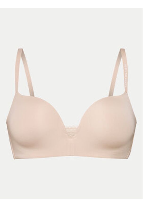 TOMMY HILFIGER - Tommy Hilfiger Biustonosz push-up UW0UW02405 Beżowy. Kolor: beżowy. Materiał: syntetyk. Rodzaj stanika: push-up