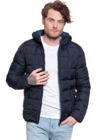 Wrangler - WRANGLER THE PUFFER DARK NAVY W4C6WRXAE. Kolor: niebieski #3