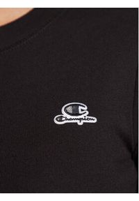 Champion T-Shirt 115932 Czarny Slim Fit. Kolor: czarny. Materiał: bawełna #4
