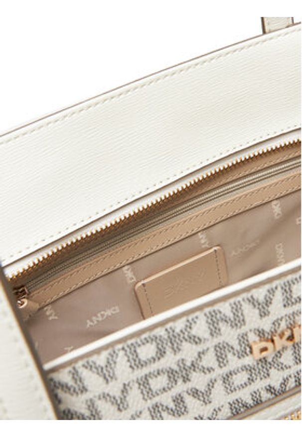 DKNY Torebka R42AYE20 Szary. Kolor: szary. Materiał: skórzane