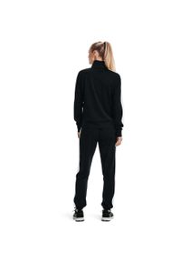 Dres Under Armour Tricot, Kobiety. Kolor: biały, wielokolorowy, czarny. Materiał: dresówka, materiał, poliester