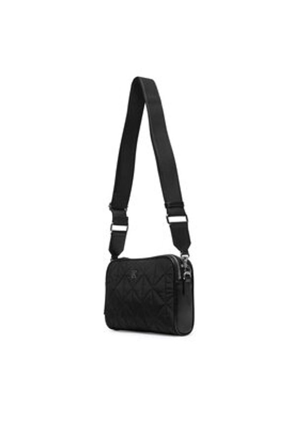 Calvin Klein Torebka Emblem Aop Jacquard Bucket LV04F3648G Czarny. Kolor: czarny
