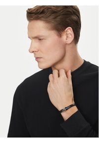 Diesel Bransoletka D Logo DX1516040 Czarny. Kolor: czarny #3