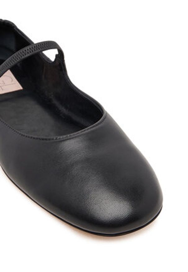 AGL Baleriny Iris D834075PCSOFTY0000 Czarny. Kolor: czarny. Materiał: skóra