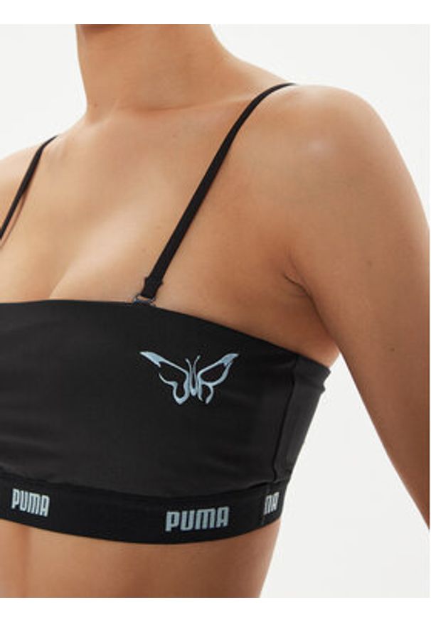 Puma Biustonosz top DUA LIPA 536630 Czarny. Kolor: czarny. Materiał: syntetyk