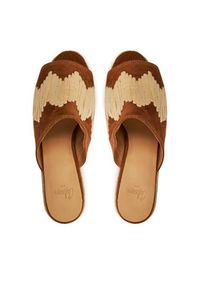 Castañer Espadryle Eleo/186 023437 Brązowy. Kolor: brązowy. Materiał: zamsz, skóra #4