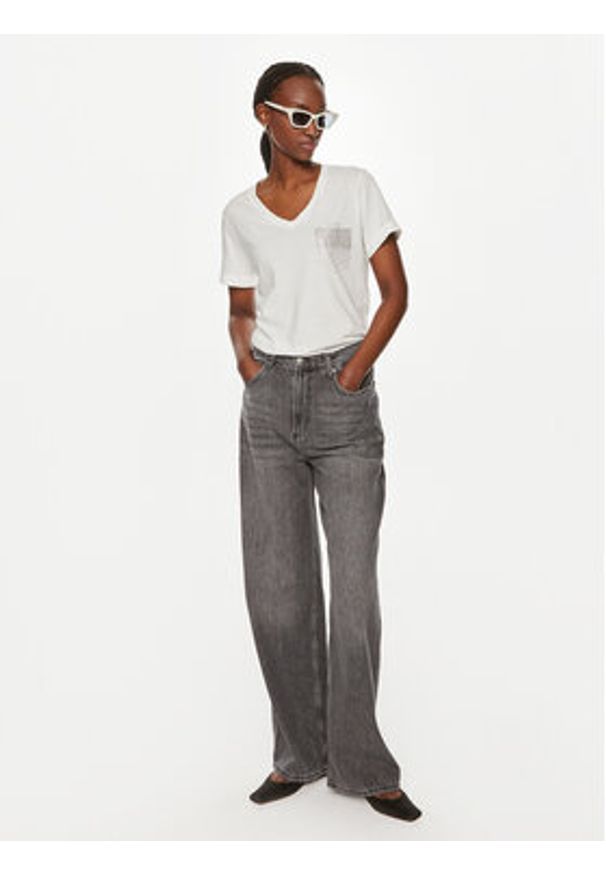 Liu Jo Jeansy UF4129 DS048 Szary Wide Leg. Kolor: szary