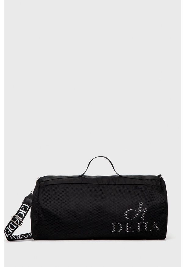 Deha torba kolor czarny. Kolor: czarny. Wzór: nadruk