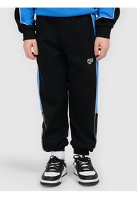 4f - 4F Spodnie dresowe joggery chłopięce - czarne 128 (7-8 lat). Okazja: na co dzień, na uczelnię. Kolor: czarny. Materiał: dresówka. Sezon: lato. Styl: casual #2