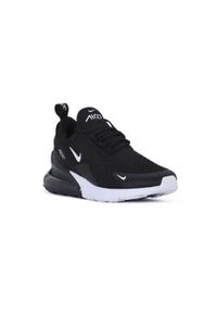 Buty do chodzenia damskie Nike Air Max 270. Zapięcie: sznurówki. Kolor: wielokolorowy, czarny. Materiał: materiał, syntetyk, tkanina. Szerokość cholewki: normalna. Model: Nike Air Max. Sport: turystyka piesza