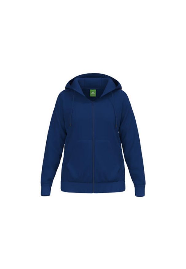 ERIMA - Damska kurtka z kapturem Erima TS. Typ kołnierza: kaptur. Kolor: niebieski