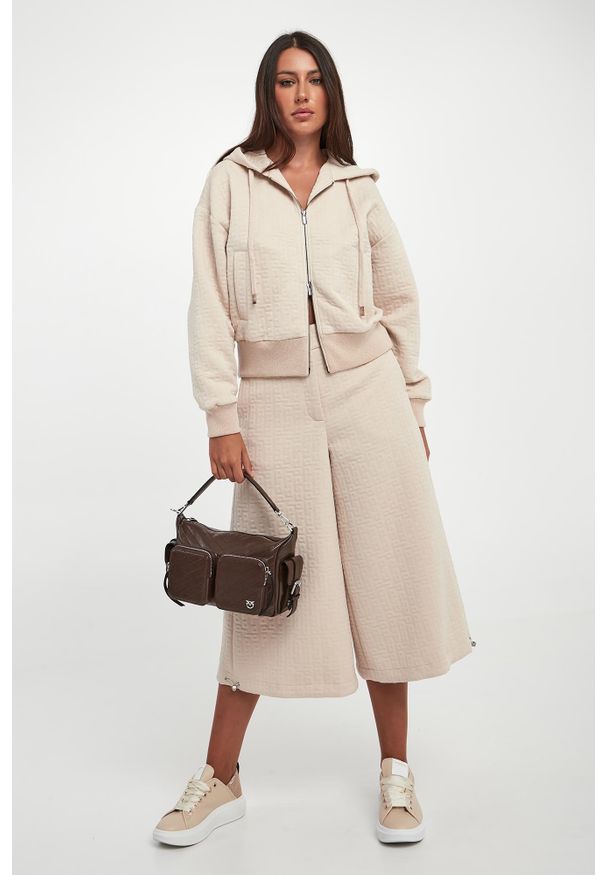 Bluza damska z kapturem PESERICO. Typ kołnierza: kaptur