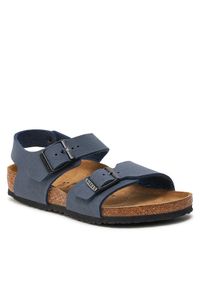 Birkenstock Sandały New York Kids Bf 0087773 Granatowy. Kolor: niebieski. Materiał: skóra