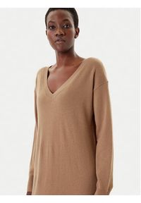 Weekend Max Mara Sukienka dzianinowa Zenith 2525326012 Beżowy Regular Fit. Kolor: beżowy. Materiał: wełna #5