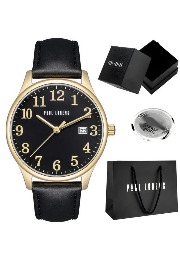 Zegarek męski Paul Lorens LUCAS-PROF Z GRAWEREM