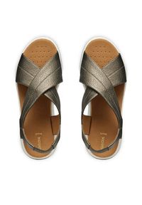 Geox Sandały D Dandra 40 D55SCA 0002N C3016 Zielony. Kolor: zielony. Materiał: skóra