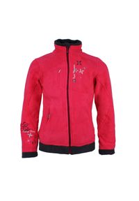 PEAK MOUNTAIN - Polar dla dziewczynki Peak Mountain. Kolor: różowy. Materiał: polar. Sezon: zima. Sport: narciarstwo #1