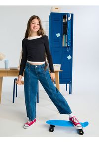 Sinsay - Jeansy wide leg - indigo jeans