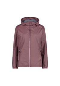 Kurtka przeciwdeszczowa damska z kapturem CMP. Typ kołnierza: kaptur. Kolor: fioletowy, wielokolorowy, różowy. Sport: turystyka piesza #1