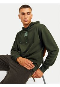 Jack & Jones Bluza Hakkai 12256841 Zielony Relaxed Fit. Kolor: zielony. Materiał: bawełna, syntetyk #7