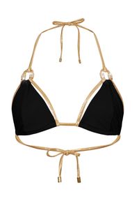 BEACH BUNNY - Top od bikini Madagaskar Glam. Kolor: czarny. Materiał: materiał. Wzór: aplikacja #3