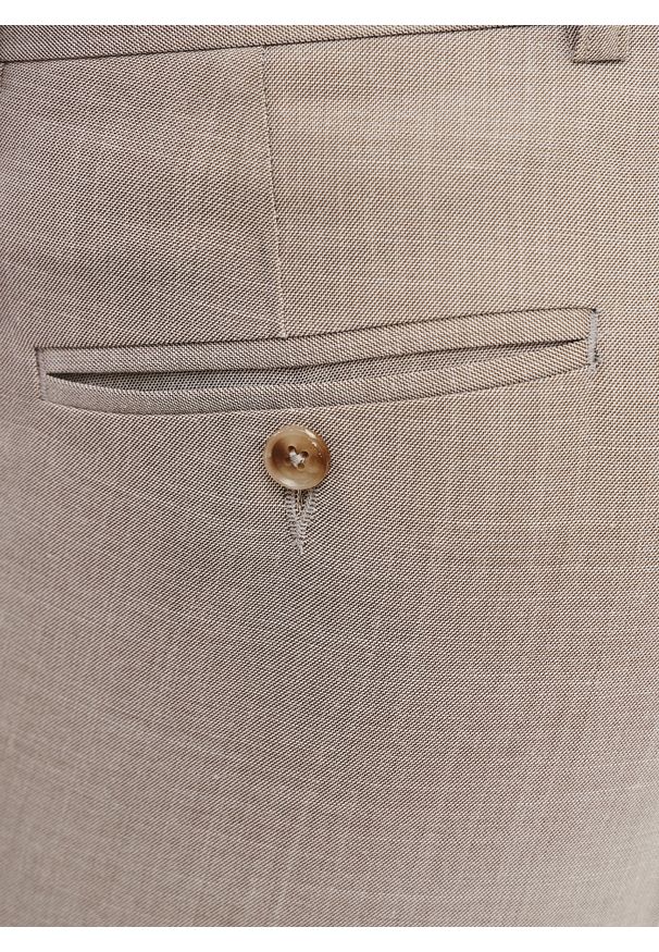 Pako Lorente - PAKO LORENTE – Spodnie garniturowe w kolorze beżowym. Kolor: beżowy. Materiał: elastan, wiskoza, poliester. Wzór: gładki. Styl: elegancki