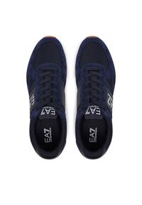 EA7 Emporio Armani Sneakersy X8X151 XK354 U456 Niebieski. Kolor: niebieski. Materiał: materiał #3