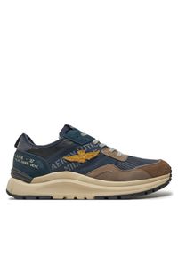 Niebieskie sneakersy Aeronautica Militare