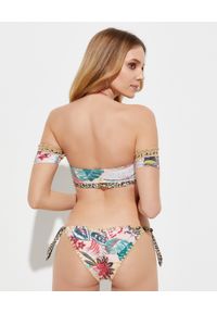 DEL MAAR - Dół od bikini Thika. Kolor: różowy, wielokolorowy, fioletowy. Materiał: materiał. Wzór: aplikacja, kolorowy #8