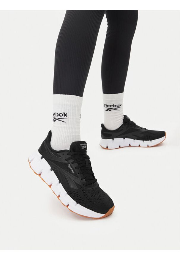 Reebok Buty do biegania EO-ZIG DYNAMICA 6 100225495 Czarny. Kolor: czarny. Materiał: materiał