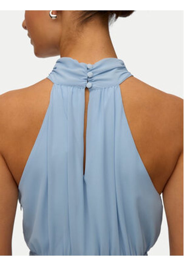 Vero Moda Sukienka koktajlowa Serena 10348178 Niebieski jasny Regular Fit. Kolor: niebieski. Materiał: syntetyk. Styl: wizytowy