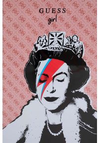 Guess walizka Girl kolor różowy. Kolor: różowy #4