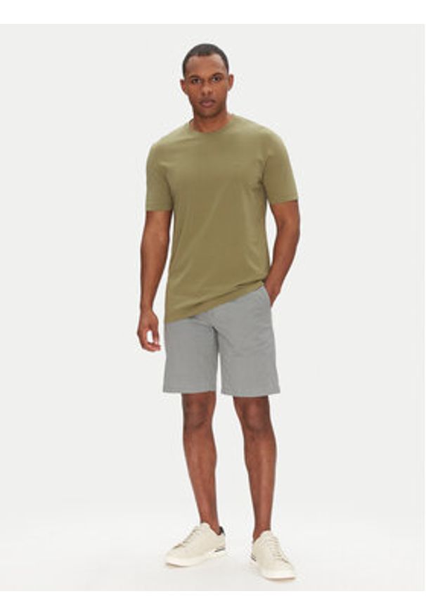 BOSS Szorty materiałowe 50536884 Niebieski Slim Fit. Kolor: niebieski. Materiał: bawełna