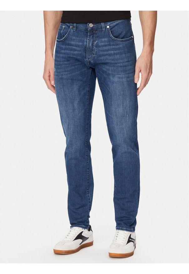 Karl Lagerfeld - KARL LAGERFELD Jeansy 265506-562843 Niebieski Tapered Fit. Kolor: niebieski