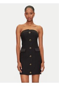 Marciano Guess Sukienka koktajlowa 5GGK14 7300A Czarny Slim Fit. Kolor: czarny. Materiał: syntetyk. Styl: wizytowy