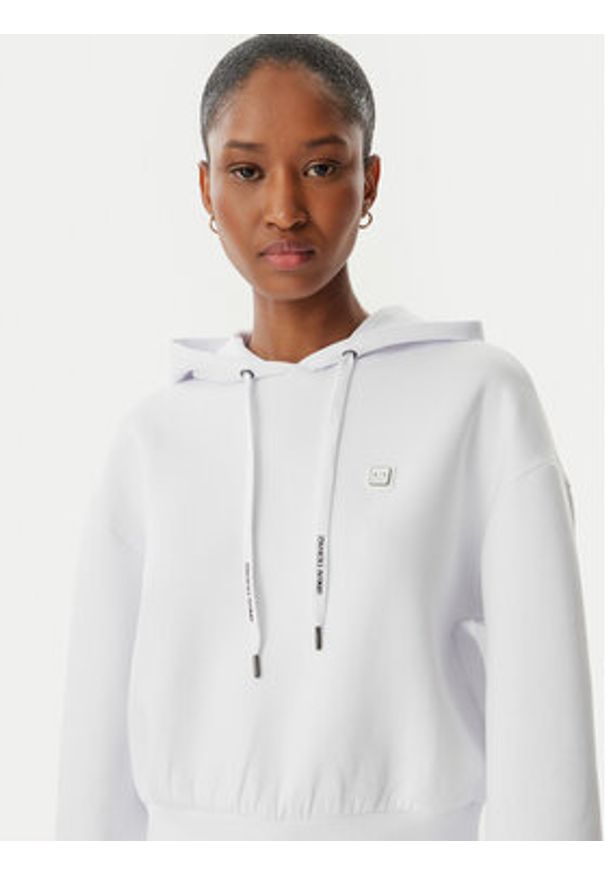 Armani Exchange Bluza XW002217 AF10818 U0002 Biały Regular Fit. Kolor: biały. Materiał: bawełna