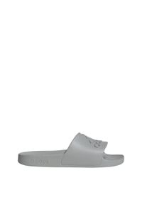 Klapki basenowe dla dorosłych Adidas Adilette Aqua. Kolor: szary. Wzór: gładki. Styl: sportowy