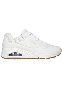 skechers - Buty sportowe damskie Skechers Uno stand On Air. Okazja: na co dzień. Kolor: biały. Materiał: syntetyk