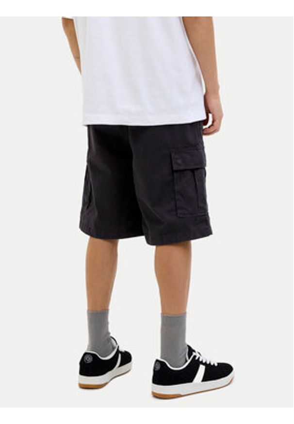 Jack & Jones Szorty materiałowe Karl 12269374 Czarny Loose Fit. Kolor: czarny. Materiał: bawełna