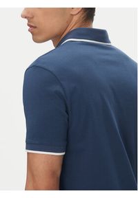 BOSS Polo Passertip 50507699 Niebieski Slim Fit. Typ kołnierza: polo. Kolor: niebieski. Materiał: bawełna #5