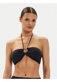 MICHAEL Michael Kors Góra od bikini MM2R239 Czarny. Kolor: czarny. Materiał: syntetyk