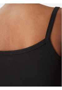 Calvin Klein Jeans Top LV047F221G Czarny Slim Fit. Kolor: czarny. Materiał: bawełna #2