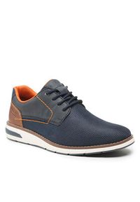 Rieker Sneakersy 11301-14 Granatowy. Kolor: niebieski. Materiał: materiał