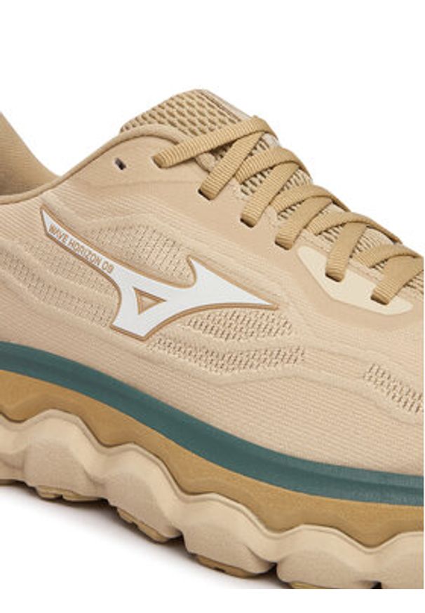 Mizuno Buty do biegania Wave Horizon 9 J1GC2626 03 Beżowy. Kolor: beżowy. Materiał: materiał. Model: Mizuno Wave