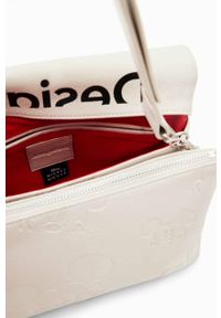 Desigual torebka kolor kremowy. Kolor: beżowy #3