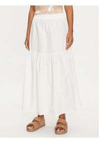 Vero Moda Spódnica trapezowa Charlotte 10303657 Biały Regular Fit. Kolor: biały. Materiał: bawełna #1